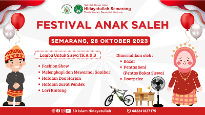 Serunya Festival Anak Saleh SD Islam Hidayatullah Semarang