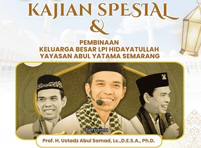 Kajian Spesial Bersama Prof. H. Abdul Somad di Masjid At Taufiq dan Dzikir Bersama di SD Islam Hidayatullah Semarang: Momen Penuh Spiritualitas